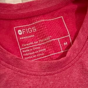 Figs Seamless Top in Shocking Pink